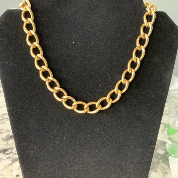 Vintage Gold Toned Large Link necklace - Picture 1 of 3